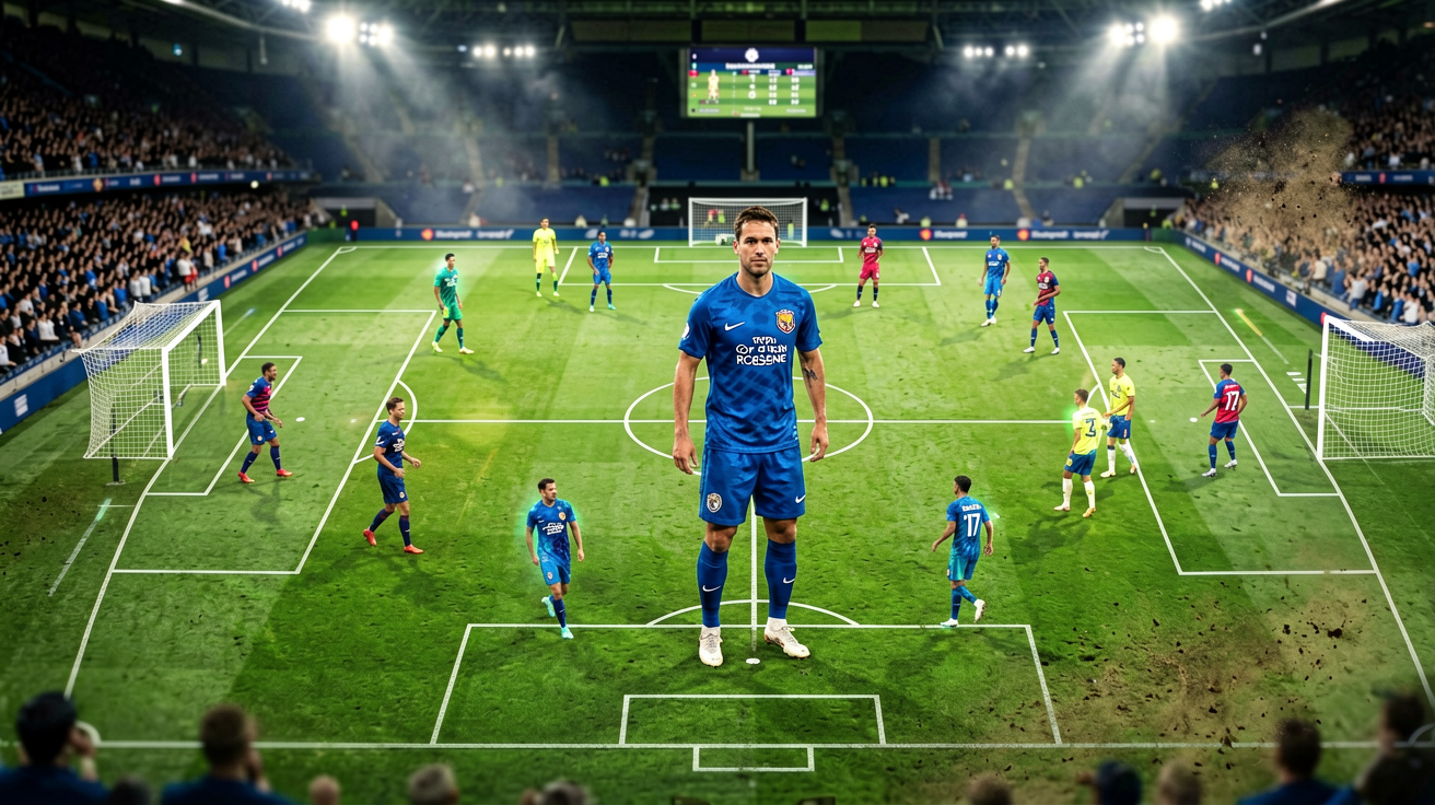 足球战术分析图，教练布置阵型与比赛策略